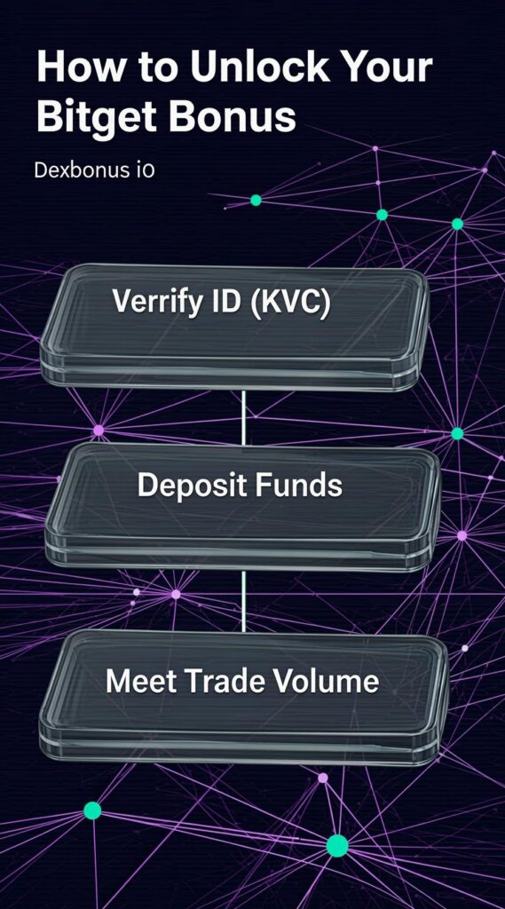 Claiming your Bitget referral bonus 2026